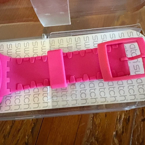 NWT Swatch Watch Chrono Huyana, Pink Unisex 2009 SUIP400 - Picture 3 of 12